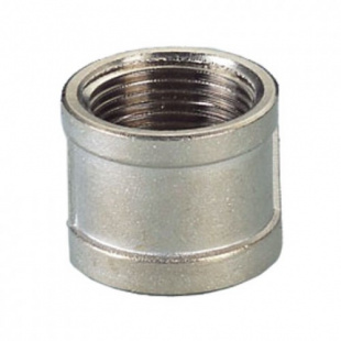 s 1 1\4", 64шт. (8шт\уп*8), муфта вн.резьба латунь никелиров., lavita