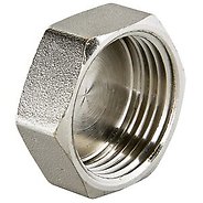 fc 1\2", 800шт. (100шт\уп*8), заглушка вн.резьба латунь никелиров., lavita